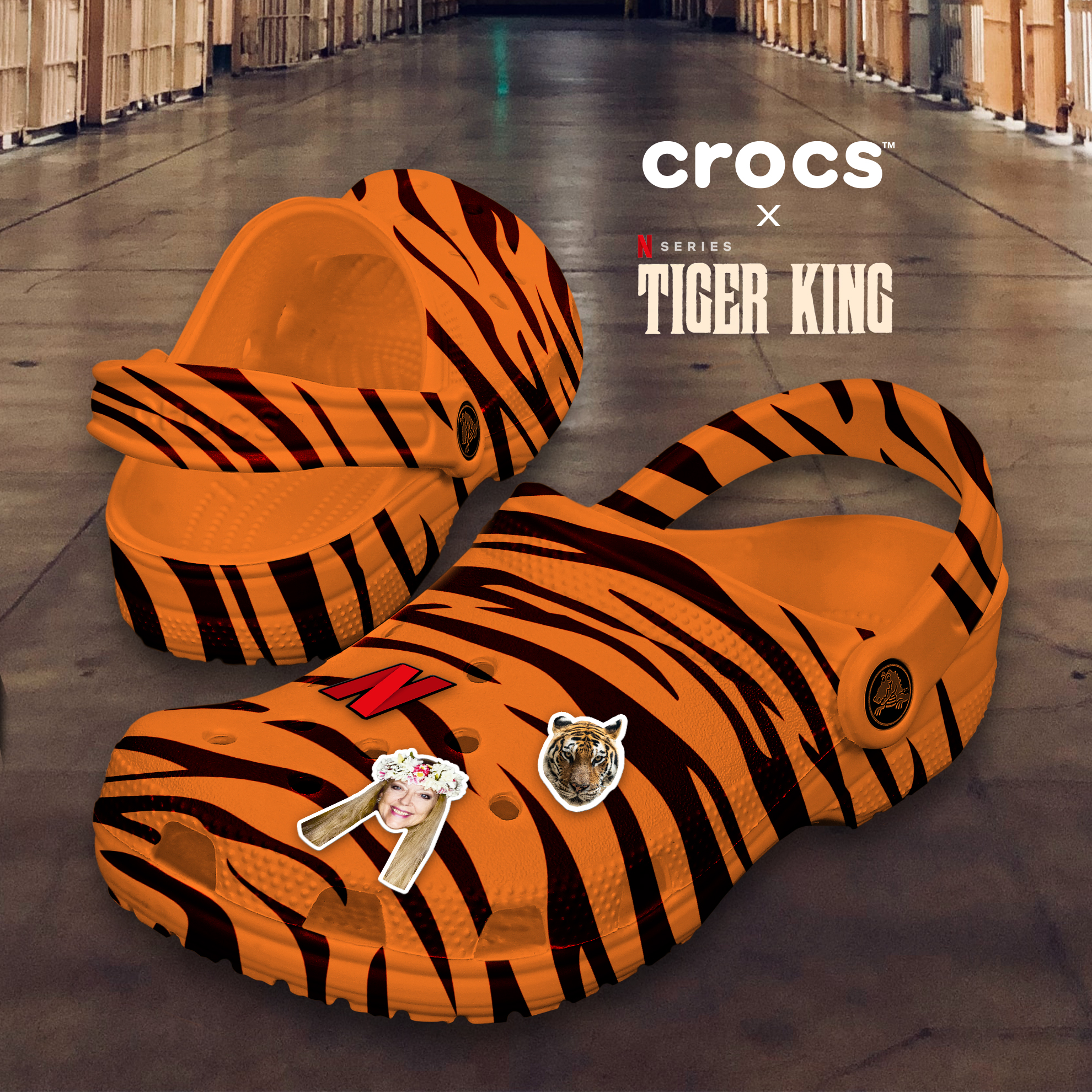 connective3 on Twitter: "Our design team have their take on some pop culture @Crocs👟 of @netflix King? We have some themed crocs for all you 'cool cats and kittens' out