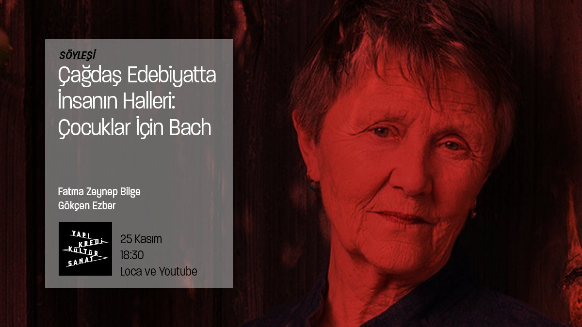 “Çocuklar İçin Bach” yoğun anlatımı, çoksesli üslubuyla kendi içinde bir başyapıt. F. Zeynep Bilge ve Gökçen Ezber ile “Çağdaş Edebiyatta İnsanın Halleri”nde #HelenGarner’ın farklı bakış açıları arasında ustaca gidip gelerek dokuduğu romanı “Çocuklar için Bach”ı inceliyoruz.