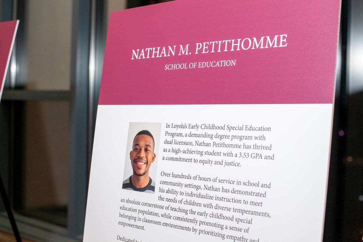 Nathan4Politics's tweet photo. I was awarded the President’s Medallion for the @LoyolaSOE ! This has been the highlight of my collegiate journey. Here’s to keeping up the good fight. https://t.co/GYHCHiDoR4