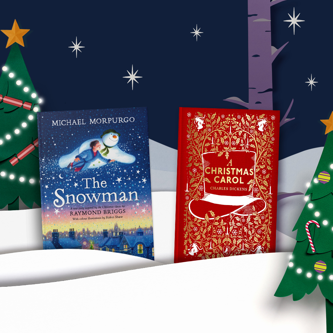 PuffinBooks's tweet photo. It's the most wonderful time of the year...❄️
...And we've put together a list with the perfect books to get cosy! 
From A Christmas Carol to new releases like Greg The Sausage Roll by @LadBabyOfficial, we're sure you'll find your little one's favourite: https://t.co/MJSJPHL89X https://t.co/u7jRpP3Fv5
