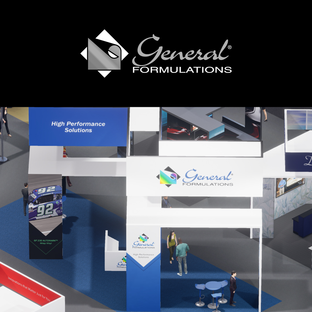 LexJet's tweet image. Visit the General Formulations booth at The LexJet Experience, an immersive virtual environment. Here, you can see the latest products, including information on our high-performance solutions for walls, décor, transit, and more. 

Register today: hubs.ly/H0_tl770