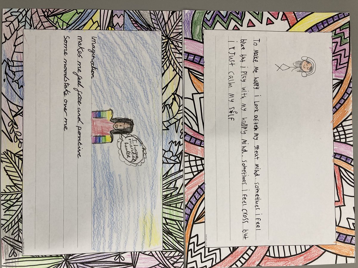 MrFielderHMPS's tweet photo. Otters have been talking about the importance of speaking openly about mental health and why children’s mental health is important - here are some of our mental health Haiku poems @HerbMorrPriSch #WCD2021 @UNICEF_action https://t.co/mmoafaSu7w