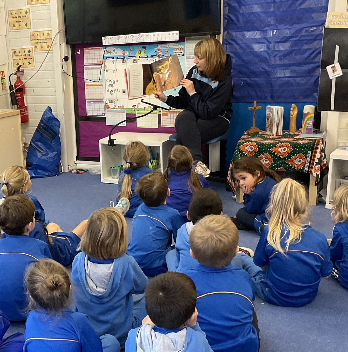 We were so excited to receive our order of 'Arthur and the Magic Book' by Dina Slater.  Here are the Reception children enjoying it being read to them today. <a href="/art_etta/">Art & Etta</a>