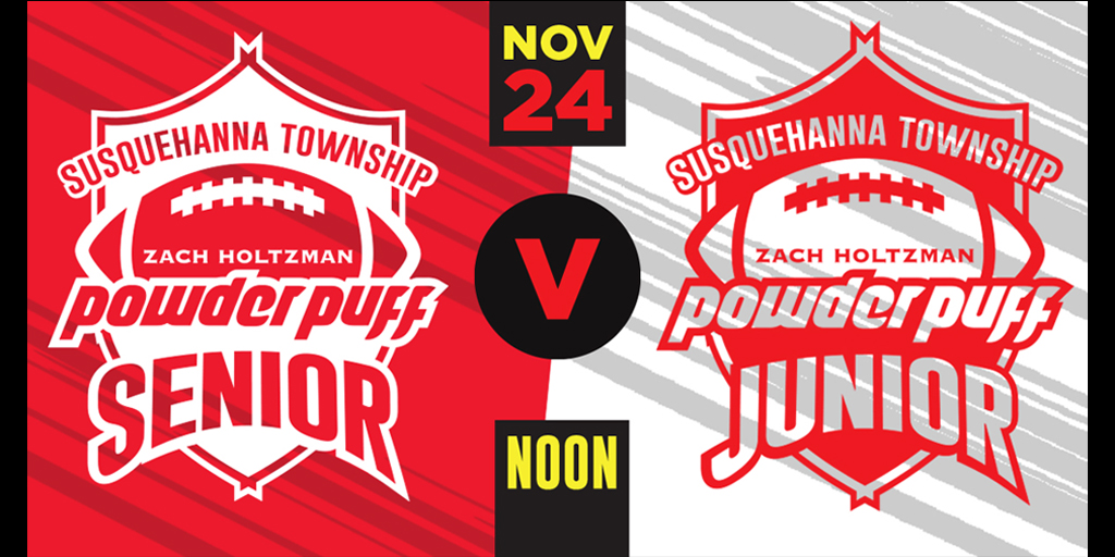 HannaFoundation's tweet photo. HANNA POWDERPUFF is ON! 💯 Join the HANNA Foundation as we host the STHS Seniors vs. Juniors at NOON on Wednesday, November 24th. There is no charge to attend  🏆🏈 @STHSAlumniAssoc @stsdschools @sthschool https://t.co/cQBzj8sde0