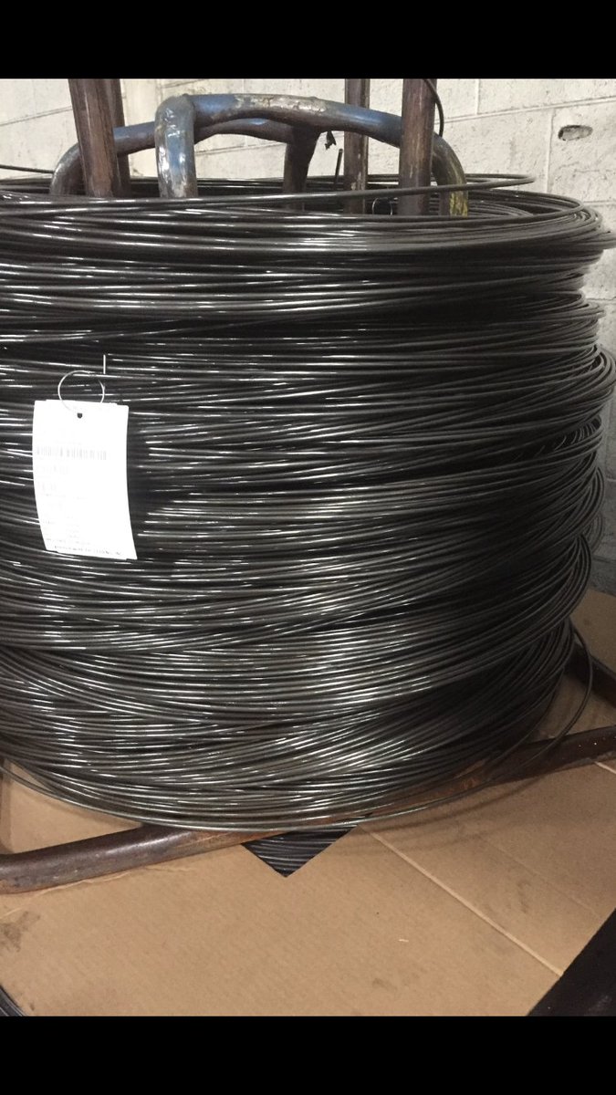 krehersteel's tweet photo. Friday fun! some annealed grease drawn low carbon waiting for banding
#fasteners #wire #wireprocessing #wireform #manufacturing #infrastructure #automotive #steel #coldheading #forging https://t.co/mVfK8P2Vly