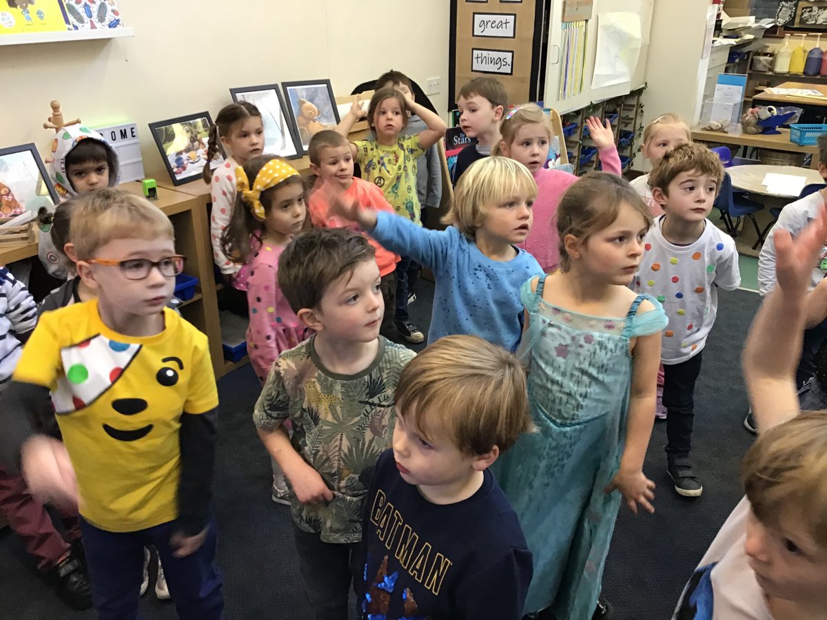 blueclassckis's tweet photo. It’s Children in Need day and blue class kicked off this morning with a work out from Joe Wicks 🏃‍♀️🏃‍♂️ https://t.co/3pFZVjdhJJ