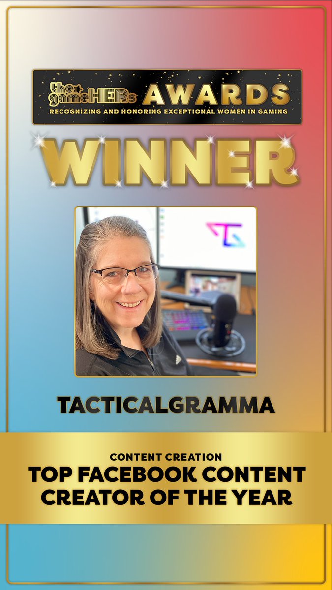 GPA_TAC's tweet photo. So many amazing creators at @FacebookGaming Congratulations @TacticalGramma @thegamehers https://t.co/4sfIW5ZXoV