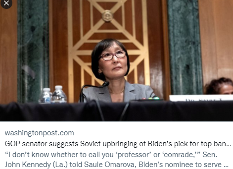 smc429's tweet image. What kind of LOSER and I mean SERIOUS LOSER is John Neely Kennedy (R-Moscow) to accuse Biden's nominee of being a Communist (Do I call you Comrade or Prof) while he spent 7/4, AMERICAN INDEPENDENCE DAY in RUSSIA at the KREMLIN!
What a GLARING HYPOCRISY!
#KennedyStinks