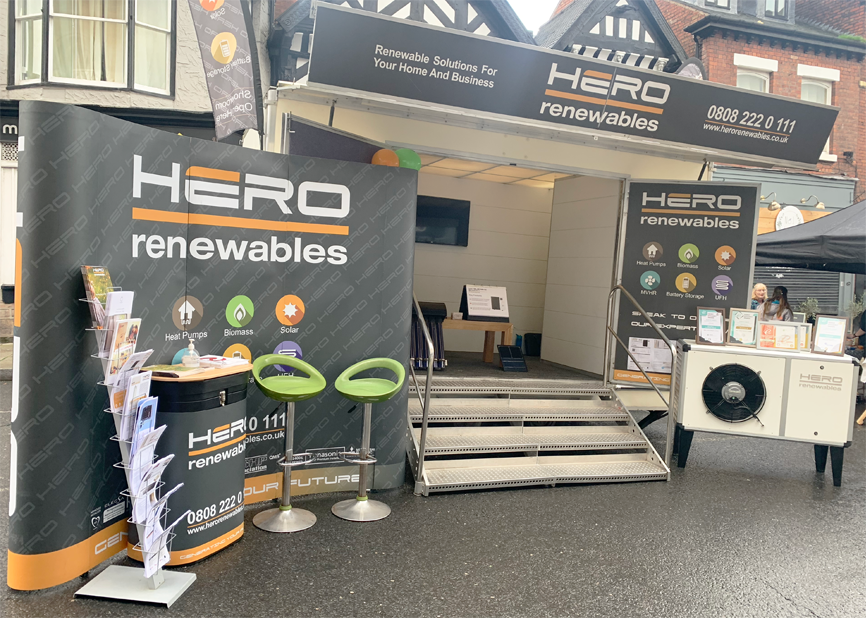 HeroRenewables's tweet photo. Last month, our team were at the Congleton Green Fayre talking to local residents about how they can reduce their carbon footprint through the use of renewable energy.🔋

If you were unable to attend and are looking for a free consultation, call our head office on 0808 222 0 111. https://t.co/xb7RDrkSyR