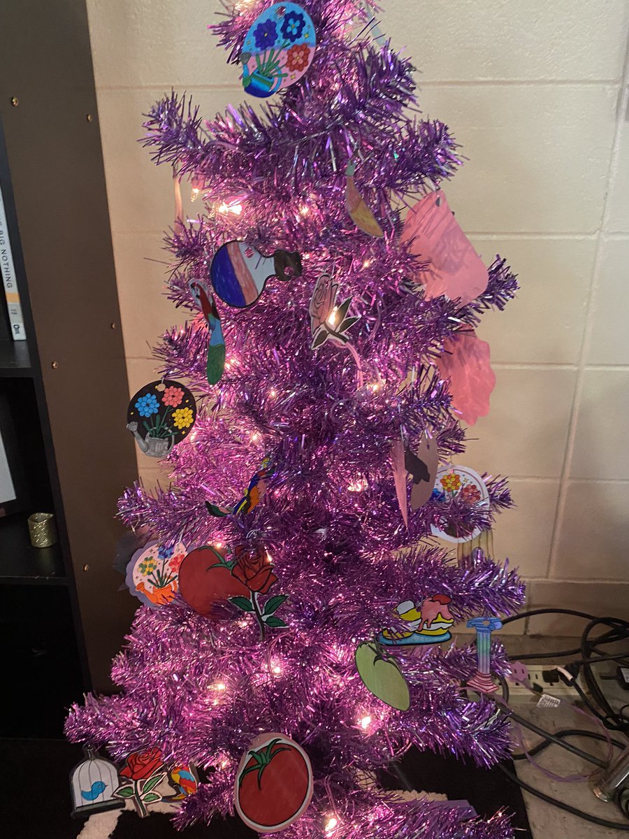 Today we made ornaments for our literary tree. Students colored pictures that represent all the works we’ve read so far this semester. Can you guess some of the stories and novels we’ve studied? #WeSlayELA <a href="/JCRich19/">Jason Richardson</a> <a href="/KevinBalius/">Dr. Kevin B. Balius</a>