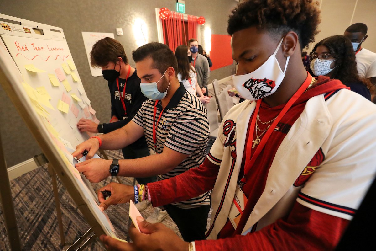 During the NCAA Student-Athlete Leadership Forum, participants are split into Color Teams. This environment allows them to build long-lasting relationships with fellow participants.
#NCAALearnLead | #SALF21