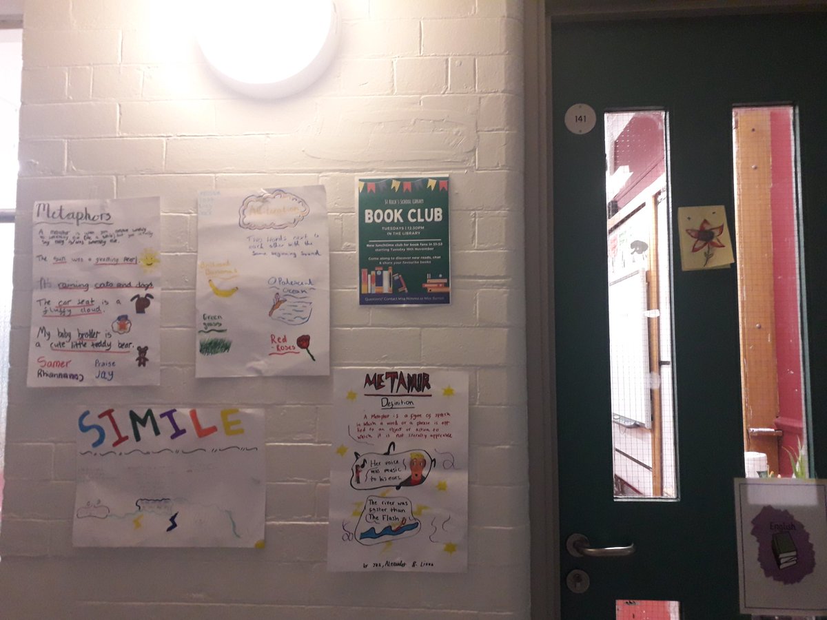 A lovely entrance to the classroom thanks to the work made by my S2s❤