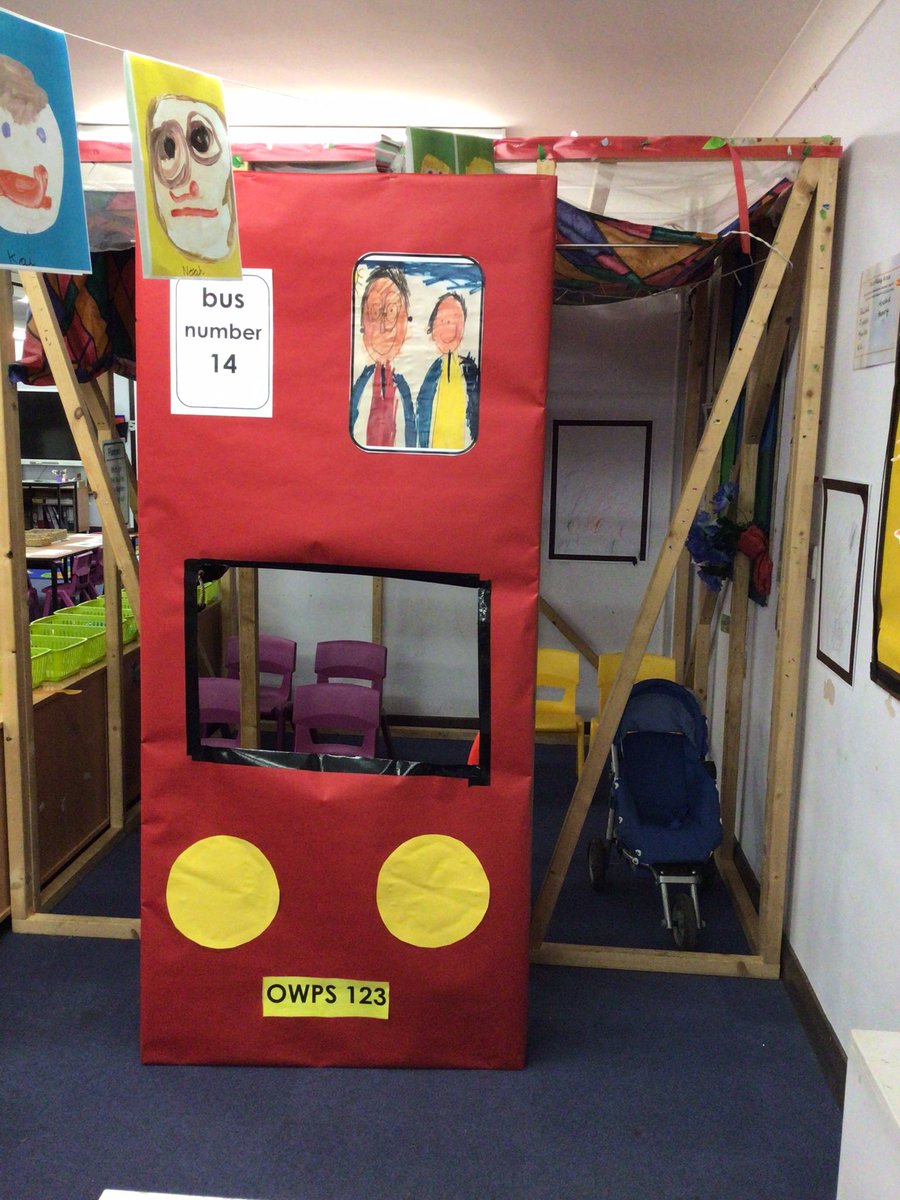 OWPS_fs's tweet photo. Sneak peek 👀
Our role play area has been transformed into a bus!
We have a ticket office too!
Next week we are looking at our local area and what better way to see Orton Wistow than on a bus 🚌 #eyfsroleplay #owpseyfs #busroleplay #eyfs https://t.co/uD5DN1qXBv
