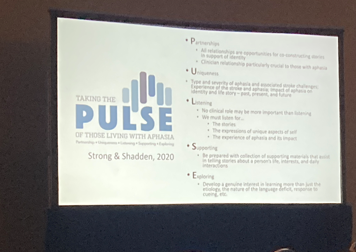 TomSatherSLP's tweet photo. @KatieStrongSLP @sarahliz511 @StrokeOnward @Deb_Meyerson @StrongStoryLab @ASHAWeb There are resources for embedding stories into your clinical and #aphasia group work, including @KatieStrong's "My Story" project and PULSE project  https://t.co/FsE2zCGozE and https://t.co/3Ve1wEtUjQ https://t.co/WSdHhBiQFt