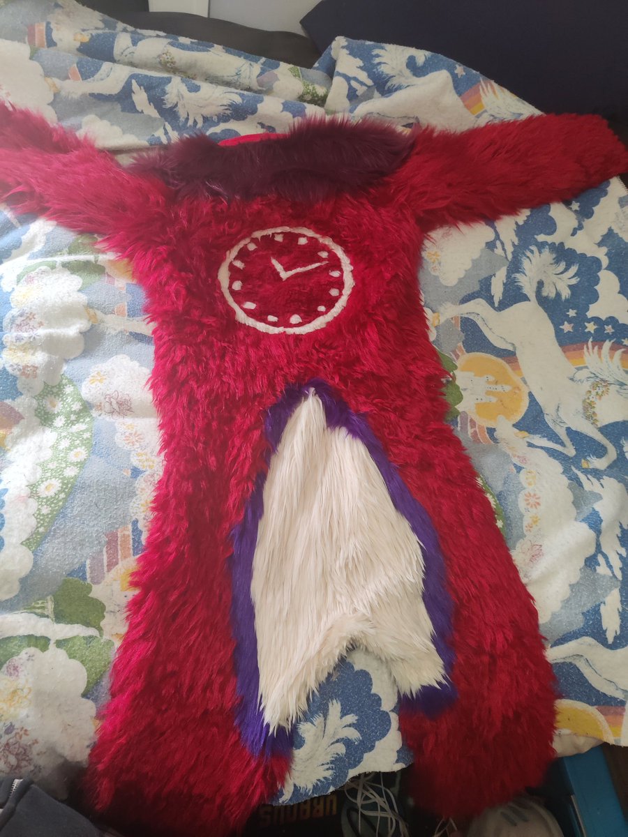 PumaProductionz's tweet image. Hot off the press! It's @KayvoClockwork 's body suit! I had a lot of fun making this suit, the clock on the back was a good challenge for me. My new and improved feetpaw pattern looks awesome and I'm excited to ship this boy out!
#fursuit #furry