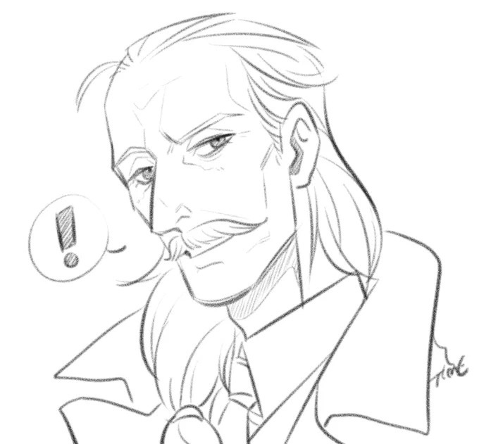 MGS2 Ocelot scribble. >.> #mgs 