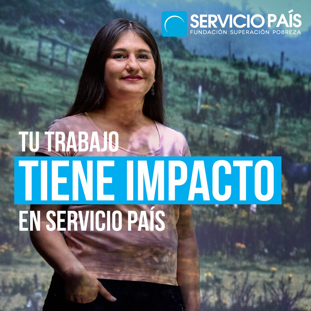 ServicioPais's tweet photo. 📢 Tu trabajo TIENE IMPACTO en Servicio País ✊  Desde el desarrollo de proyectos de aporte directo al desarrollo local a la descentralización profesional 🙌  Encuentra #ElMejorLugarParaTrabajar en SERVICIO PAÍS.
👉 Postula hasta el 22 de noviembre en https://t.co/vXNcY7xpMa https://t.co/xlCBUN0Jhv
