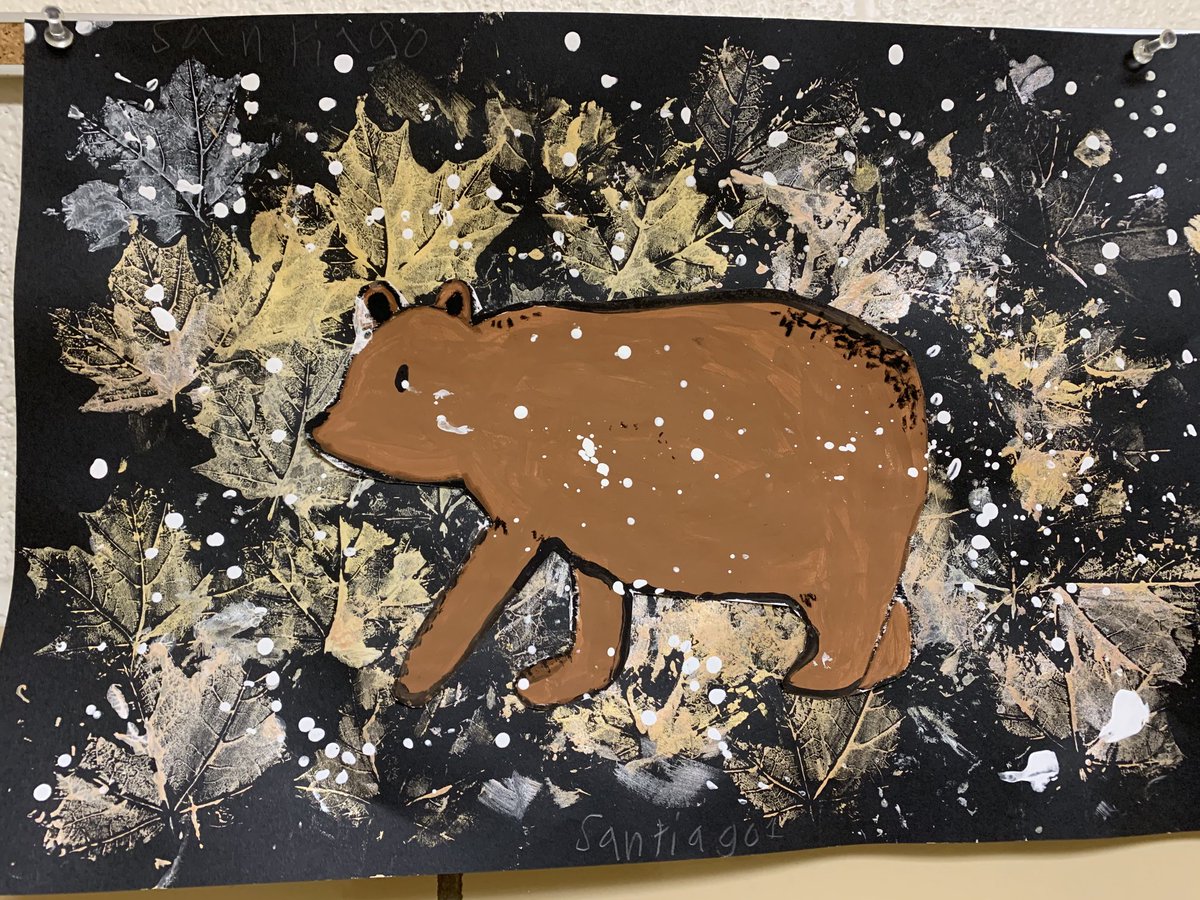 Some beautiful Arrowhead hallway art!  Great work, Mrs. Duplaga and students!