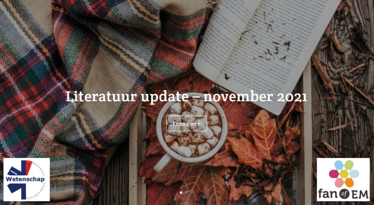Nieuwe literatuur update van <a href="/WetenschapNVSHA/">Wetenschapcomm NVSHA</a>: 
November 2021: bit.ly/3FzSEM2

<a href="/BestuurNVSHA/">Bestuur NVSHA</a>