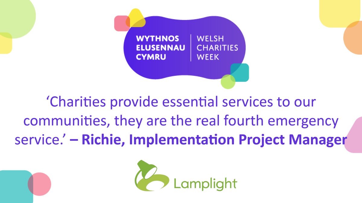 Lamplightdb's tweet photo. To end #WelshCharitiesWeek we want to share final thoughts from our team on why charities deserve our support all year round @WCVACymru
#NotJustAWeek https://t.co/BCNBBXsphI