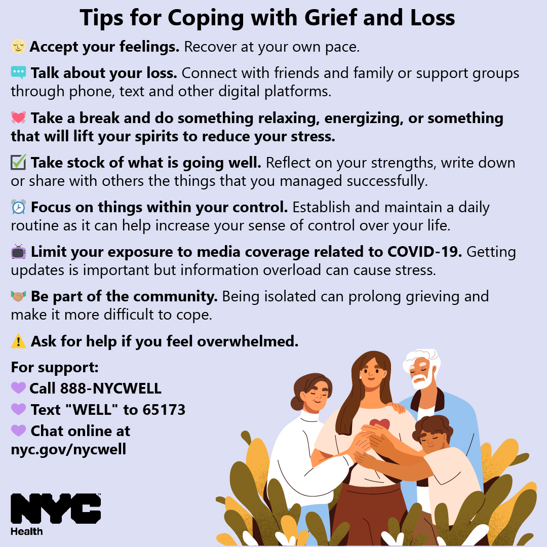 Grief is a natural response to losing someone or something important to ...