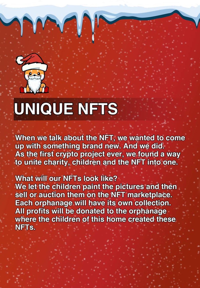 We updated our SnowPaper ☃️❄️❤️
Let's change the world together 🙏

#Foundation #Crypto #Bitcoin #WHITEPAPER #SHIB #kleekai #SANTA #Christmas #NFT