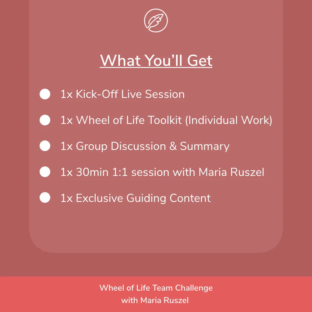#UlooTeamChallenge Wheel of Life with Maria Ruszel.
 In this challenge, you will see where you are right now and plan for where you are going 🎡➡️ 
More info 👉 uloo.me/team-challenge…

#staycurious #uloo #ulooapp #mindheart #growwithMaria #wheeloflife #lifebalance #lifecoach