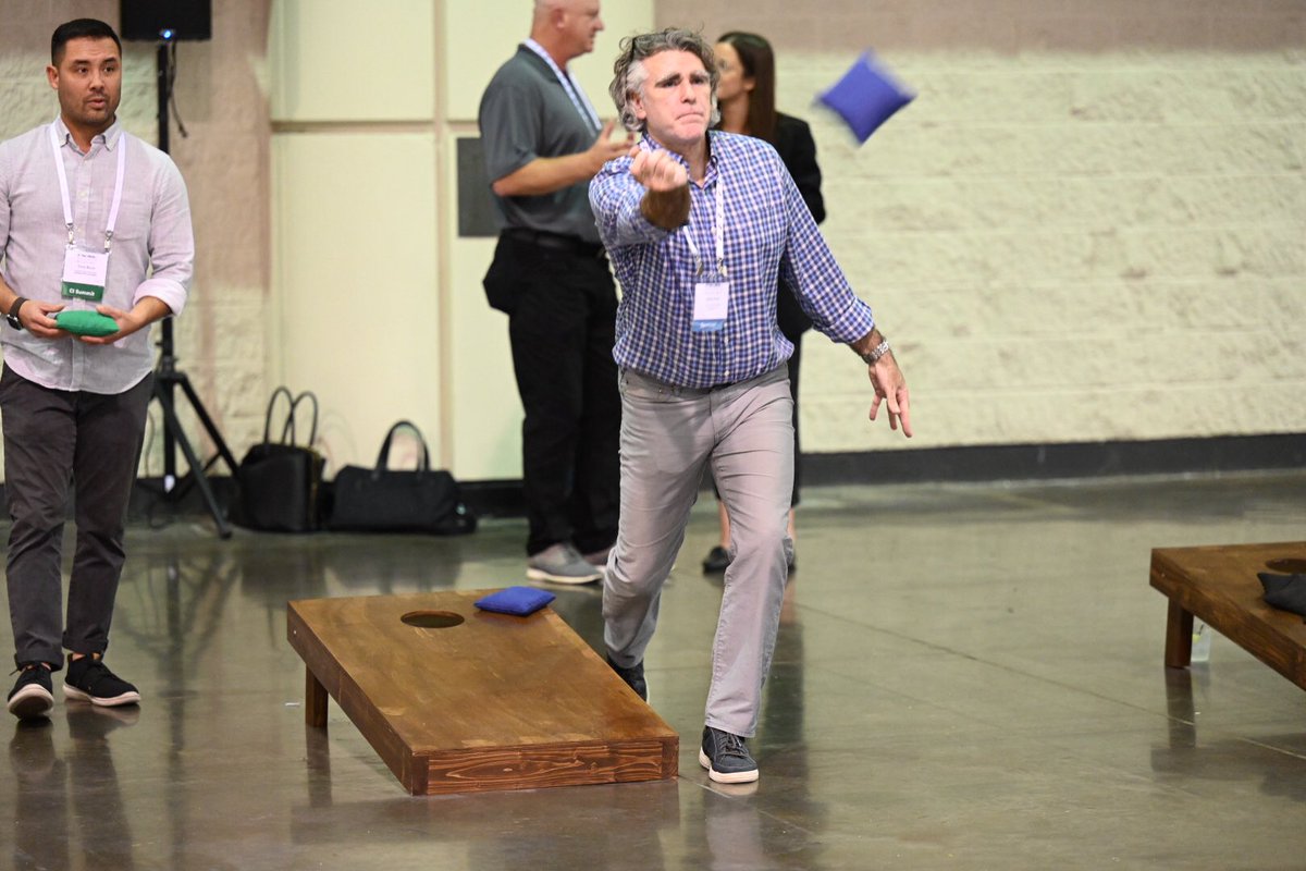 swtobin's tweet image. 64 two-person teams. 16 cornhole boards. 1 bracket with $1200 at stake. 

Congrats to “Corn in the USA” for winning the 2021 @TotalTechSummit Cornhole Tournament. 👏👏👏

@ce_pro @commintegrator @SSIMagazine #totaltechsummit