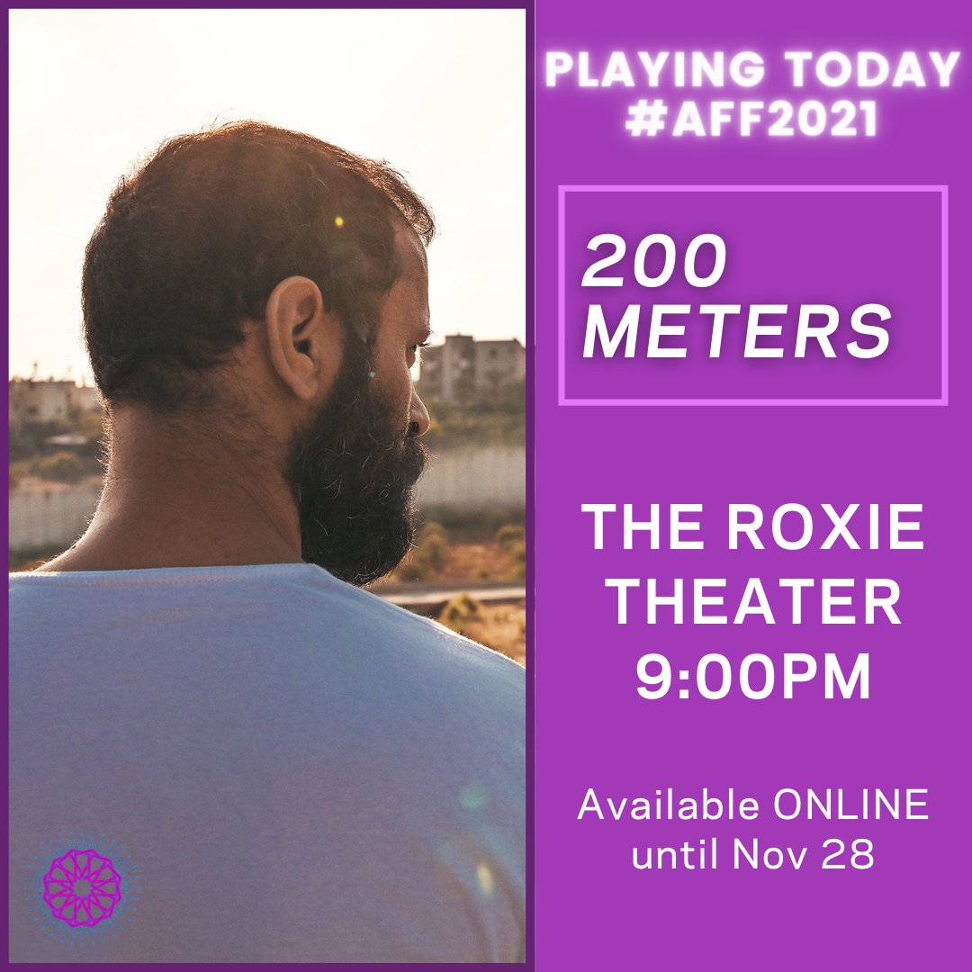 Today is Day 2 of #AFF2021 - join us at <a href="/roxietheater/">Roxie Theater</a>:

At 7 pm:  ONLY THE OCEAN BETWEEN US aff2021.eventive.org/films/only-the…
Co-presented by <a href="/LaPenaCultural/">LaPeñaCulturalCenter</a> &amp; <a href="/IDAorg/">International Documentary Association (IDA)</a>

At 9 pm: 200Meters
aff2021.eventive.org/films/200-mete…
Co-presented by <a href="/TPFF/">TOPalestineFilmFestival</a> &amp; <a href="/BPFF_Festival/">Boston Palestine FF</a> 

#SupportArabCinema #Palestine #Peru