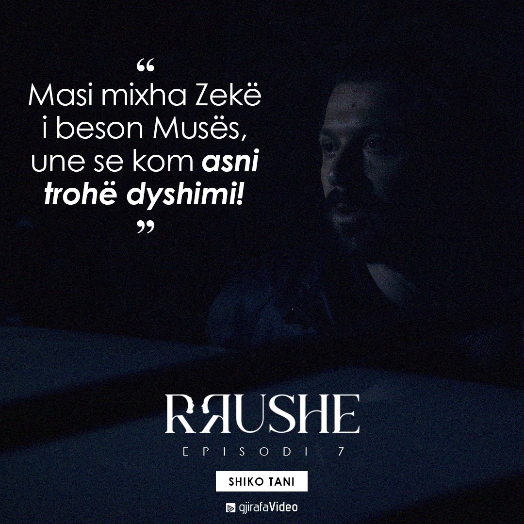 Rexhep Berisha, burrë i ndershëm.

Episodi 07 i Seriali "Rrushe" vetëm ONLINE në gjirafaVideo 👉🏻 gj.al/uL8YZf