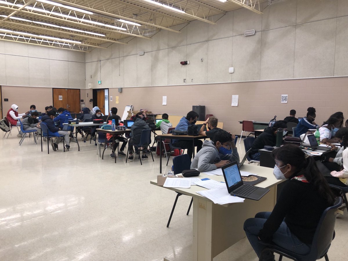 Our ⁦<a href="/BalmoralDrivePs/">Balmoral Drive</a>⁩ #bobcats are always eager for new challenges #beavermathcontest ⁦<a href="/PeelSchools/">Peel District School Board</a>⁩ #peelfam #peel21st #math #growthmindset