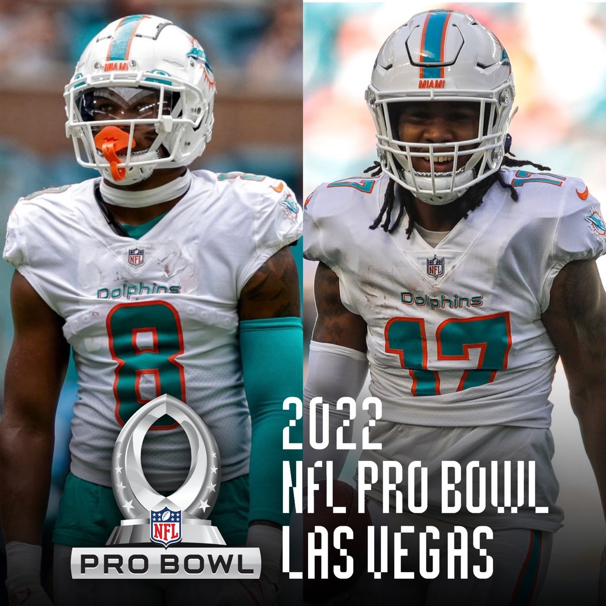305represent's tweet photo. Let’s get these guys in the Pro Bowl! 
#ProBowlVote Jevon Holland, @HollywoodVon 
#ProBowlVote Jaylen Waddle, @D1__JW 
1 RT = 1 VOTE #FinsUp https://t.co/inZwCvbxmP
