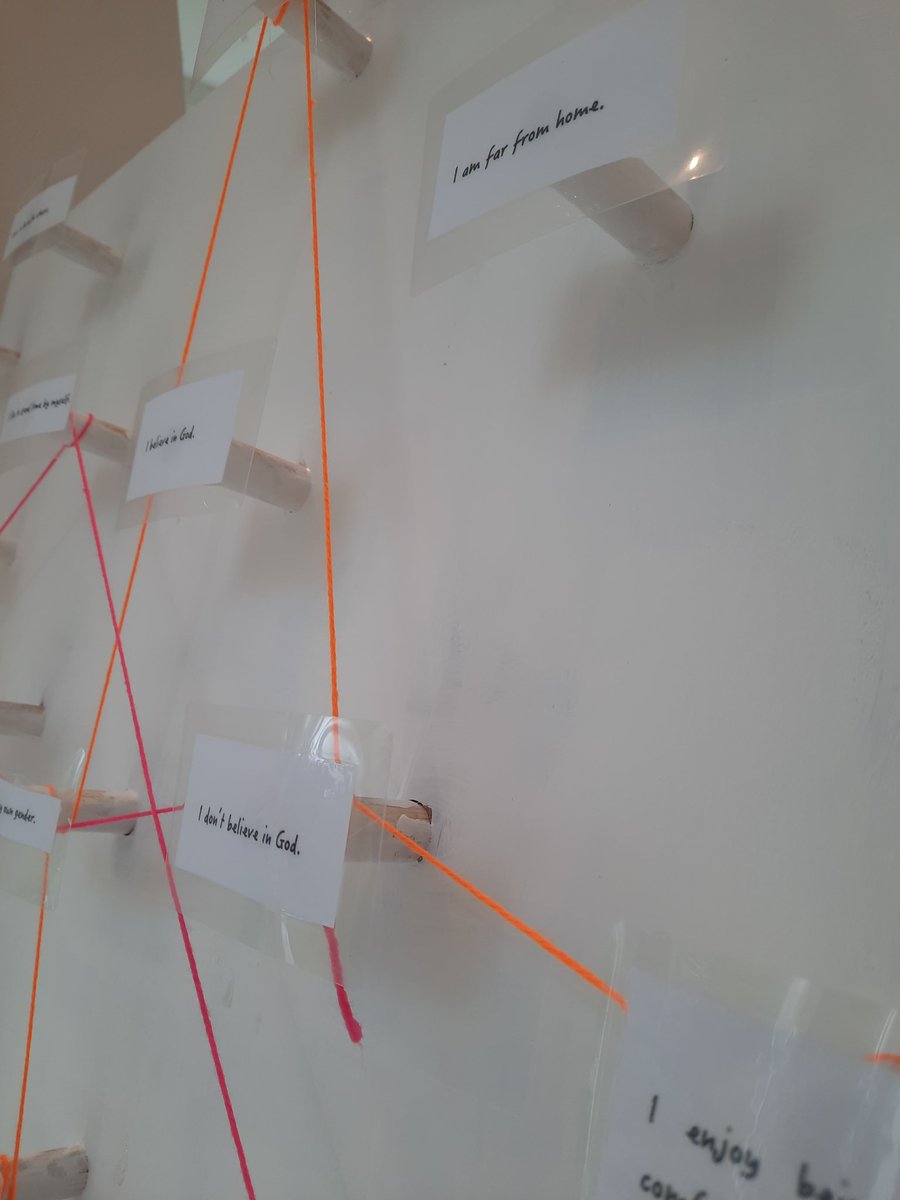 Our identity Tapestry taking shape before tomorrow nigh.  An exciting weekend ahead! Join us on Sunday, if you can!