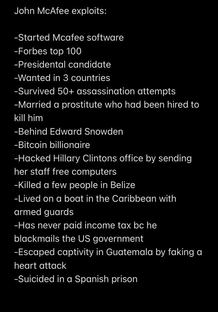 Remembering John McAfee today