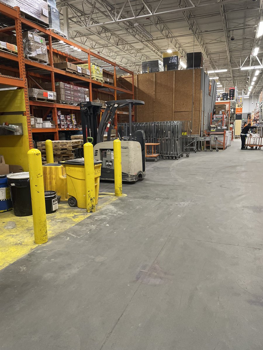I would like to give a big shout-out to our amazing receiving team these guys go over and beyond to make sure that receiving stands up to Home Depot standards. Then they take the initiative to start breaking down the truck for tonight's freight awesome job receiving. #0175