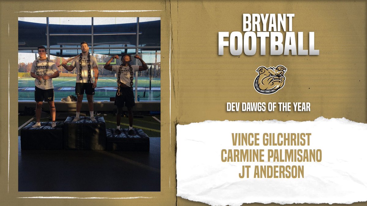 Strong Finish for the Dev Dawgs this morning! <a href="/BryantUFootball/">Bryant Football</a> 
1. Carmine Palmisano 
2. Vince Gilchrist 
3. JT Anderson