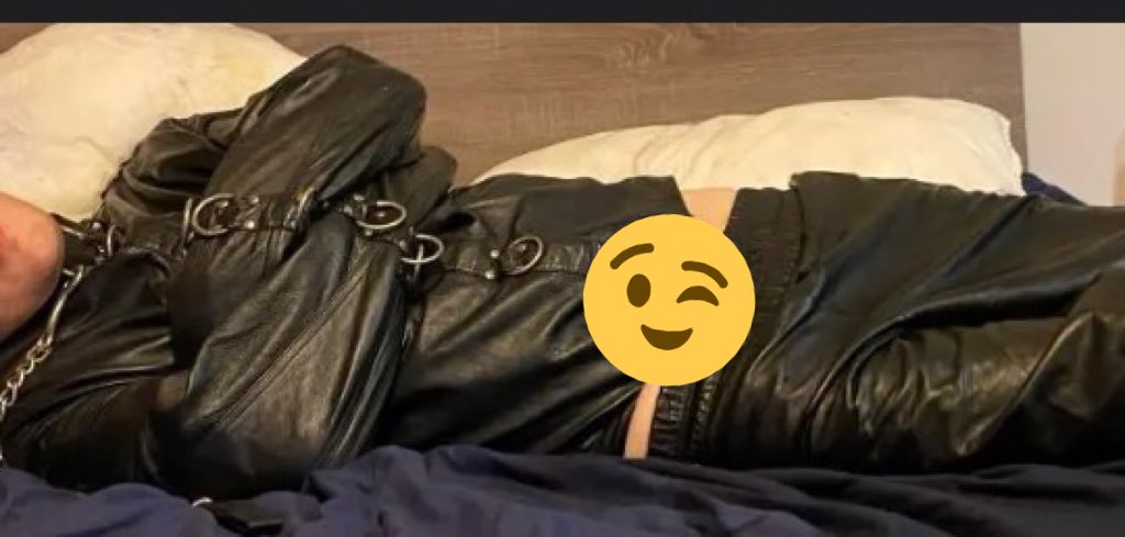 PupNutrix's tweet photo. Throw back picture of my first time in the LeatherStraightJacket & one of first bondage experiences. Can’t work out if I’m nervous or excited for my first @mancsbound event with my handler & amazing Bf @PupZalo. Our first event since the start of covid!
#Bondage #PupandHandler https://t.co/P7m8ydTs7b