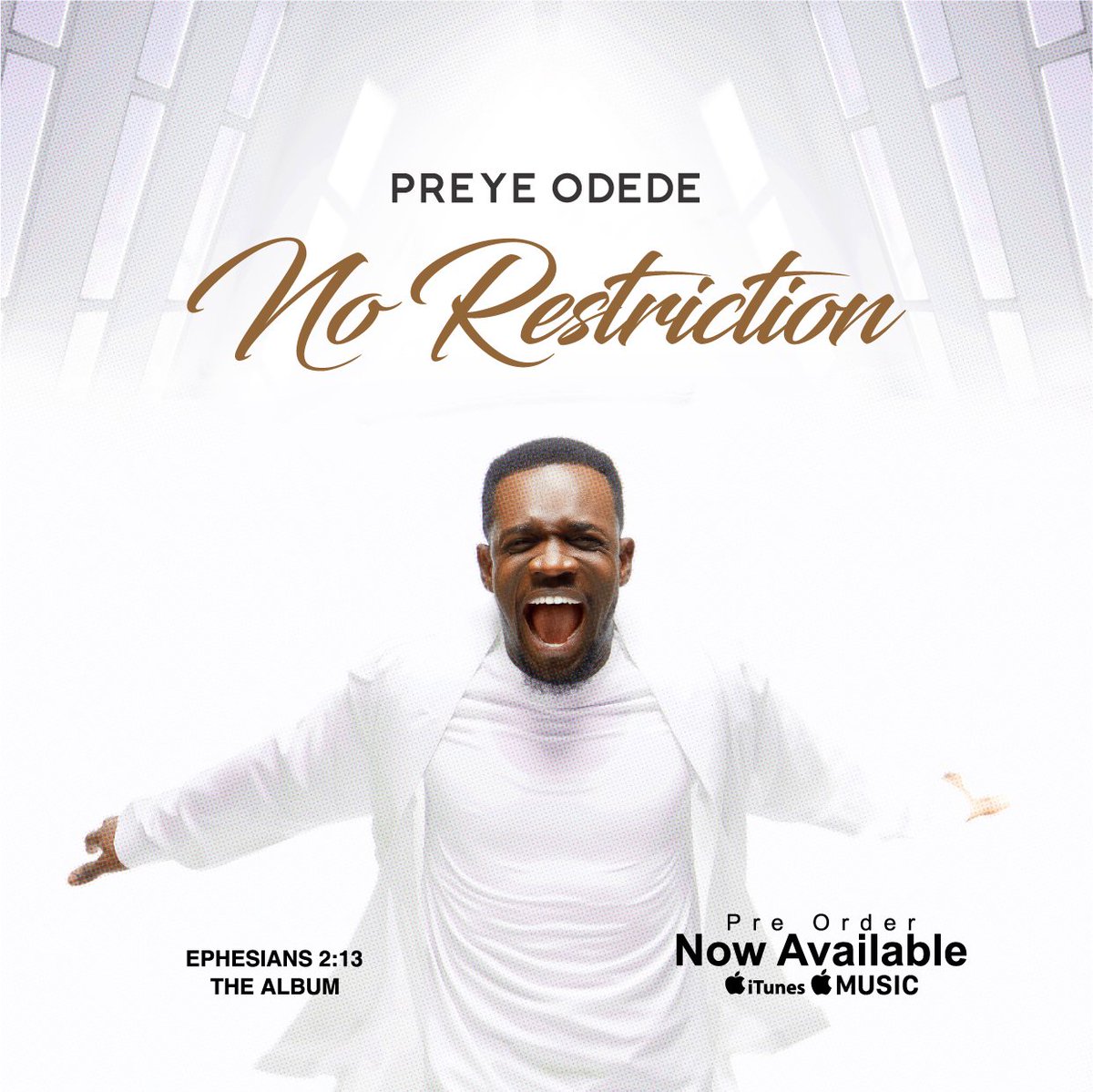 preyeodede's tweet image. I told you!

NO RESTRICTION! THE ANTHEM! OUT NOW
.
NO RESTRICTION ALBUM IS AVAILABLE FOR PREORDER NOW ON ITUNES AND APPLE MUSIC.

Share aggressively and tag as many persons as possible. 
.
Preorder now available.
.
LINK ON MY BIO.
.
#preyeodede #scriptmusic #norestriction