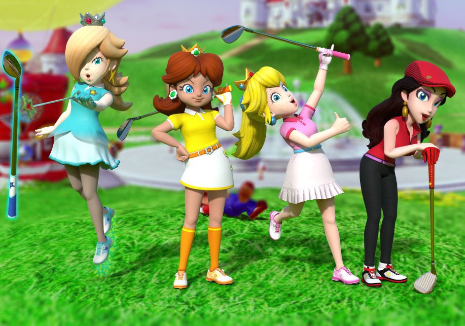 #Rosalina. for this BEAUTIFUL group shot of Peach, Daisy, Rosalina, and Pau...