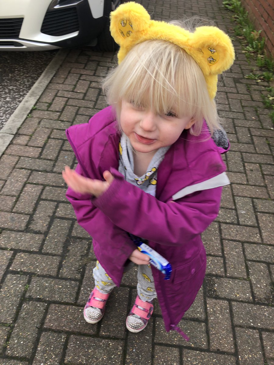 5araMurph's tweet photo. 🌟✨ Picked her up after Children in need day/Pudsey day. ✨🌟 https://t.co/I5SOdxX1fW
