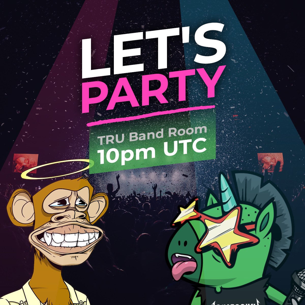 Uniquehorns_nft's tweet photo. In just over 5 hours, our Band Room is the place to be!

Don't miss @boredape6716 performing LIVE!

Jump in here: https://t.co/VpAJiSerbC

#POAP #Decentraland #musicnfts #liveconcert https://t.co/zwpNE2hSxK