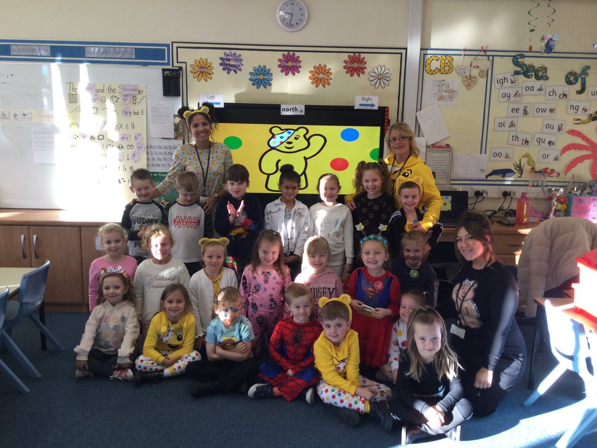 BeechHighlands's tweet photo. Thank you for all your donations. We all looked fab! #pudsey #ChildreninNeed https://t.co/ThSDDuYAo2