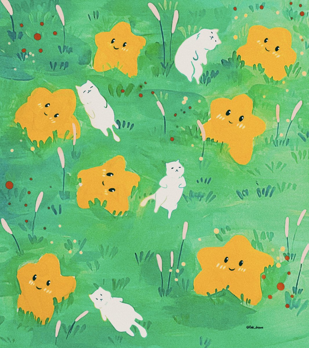 Enii_draws's tweet photo. Can we just skip this day and just lay on the grass?
🐱⭐️ https://t.co/GPQuzGk5mi