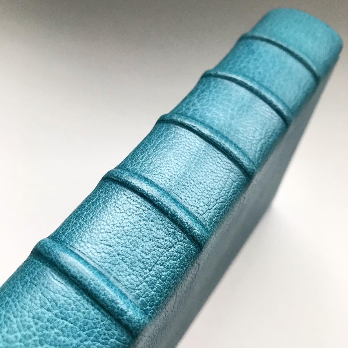 bailemorbooks's tweet photo. I don’t think I will ever tire of the sight of a newly covered book. The smoothness juxtaposed with the texture of the leather brings me a deep contentment.

This is a copy of Zaehnsdorf’s Art of Bookbinding, sewn on cords and covered in Harmatan leather.

#handbookbinding #iona https://t.co/tgc6OfLNS5