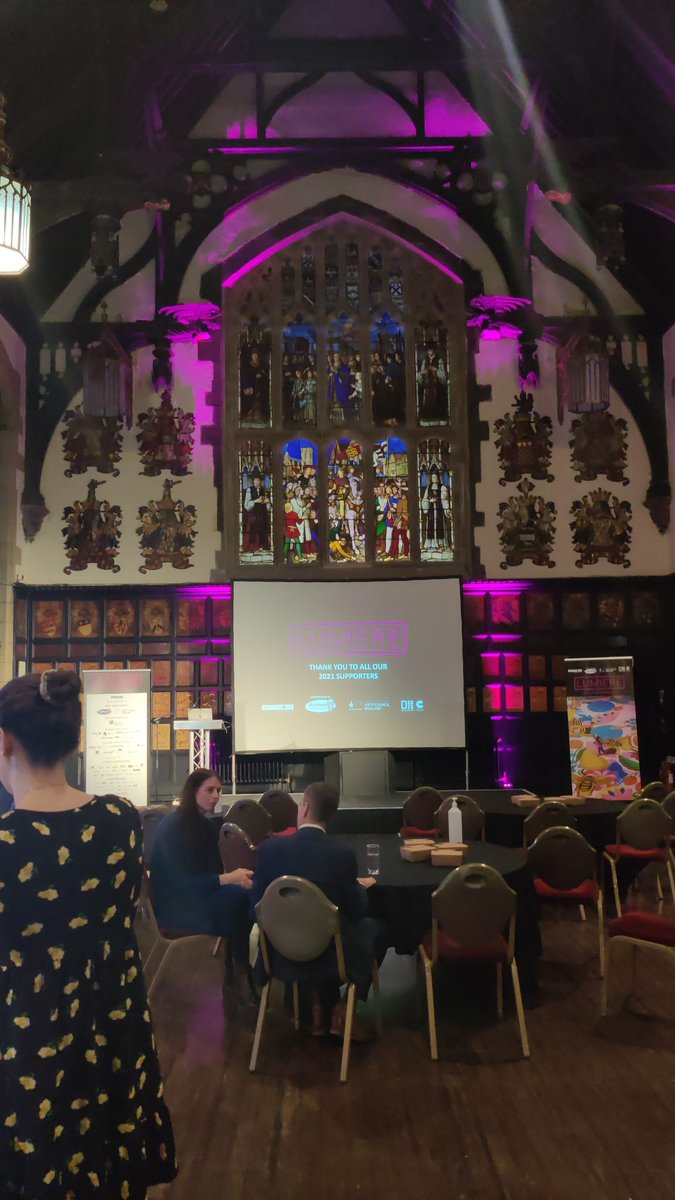 At the lumeire partners event  at Durham town hall. #LumiereDurham
#tech <a href="/SunSoftCity/">Sunderland Software City</a> #history #lights #festival