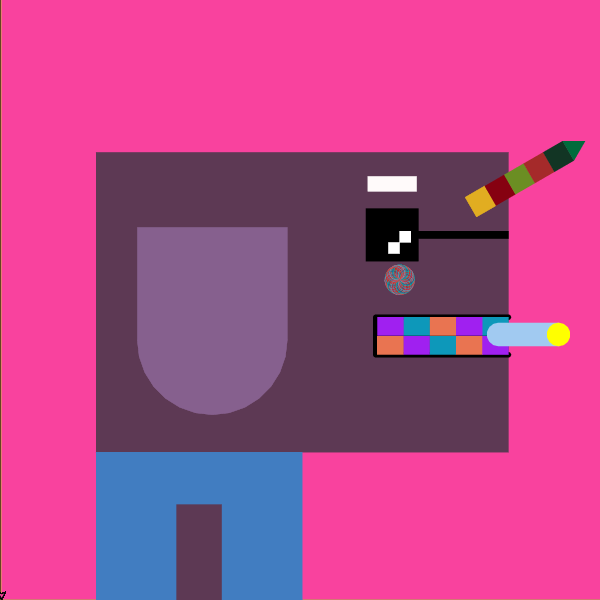 SylviaKoh5's tweet photo. @LuckySevens7777 Name: Mr. COLORFUL 
I have a special spectacle, I see colors everywhere. My nose and teeth are also colorful.

Did you notice that my tears are colorful and there is a flower in my tear?.
Have a colorful day, my friends 🎨 https://t.co/lBDg0GIe0z