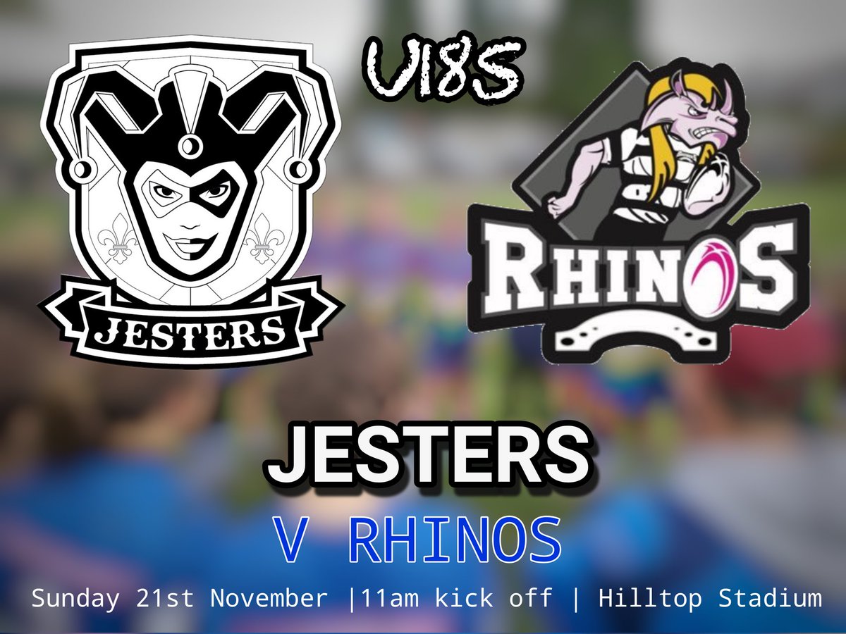 RugbyJesters's tweet photo. Weekend action for our U18s at home🏉🏉🏡 https://t.co/gIJ8guX0Uo