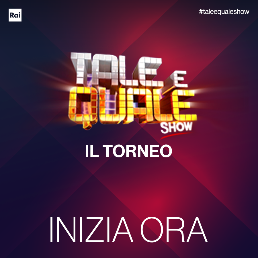 taleequaleshow's tweet image. 🏅Che il torneo abbia inizio!
#taleequaleshow è ORA IN ONDA su #Rai1 e in streaming su #RaiPlay: bit.ly/3viV9hS