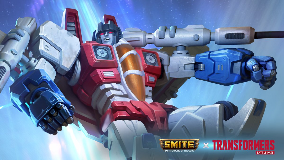 SMITEGame's tweet photo. Starscream Jing Wei is ready to rein the Battleground!

Unlock Starscream Jing Wei in the TRANSFORMERS Battle Pass and fly into battle! https://t.co/Knl4i1a5SZ