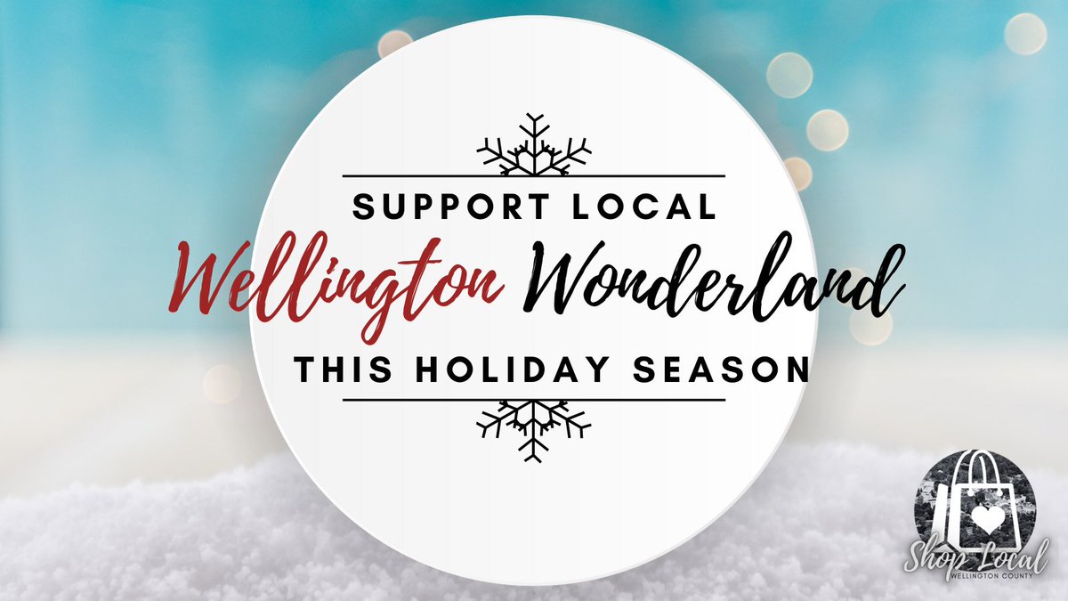 There is something magical about Winter.  From parades to light shows, there is always something to see. Wellington County certainly does turn into a Wellington Wonderland at this time of year.
#shoplocal #supportlocalbusiness #wellingtoncountyisopen #shopwellingtoncounty